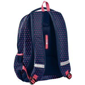 Iskolai hátizsák Blue dots-6